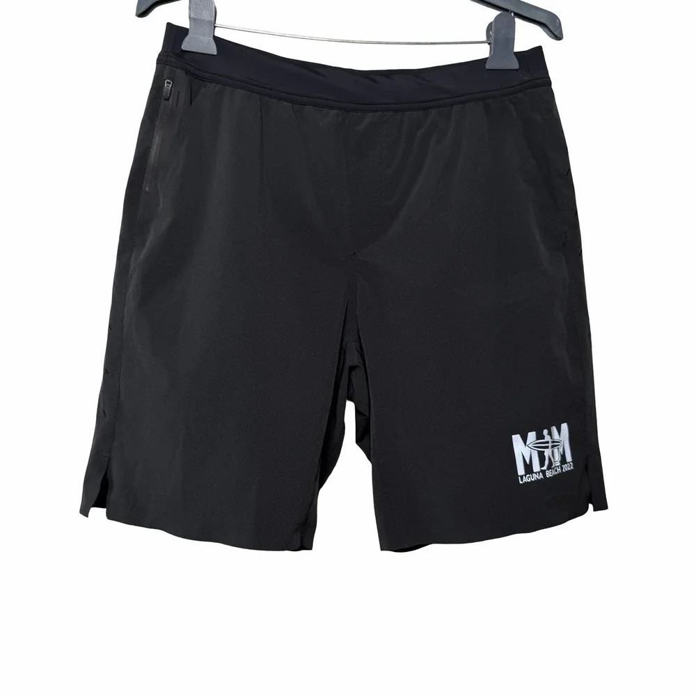Ten Thousand Interval Shorts L Black Morgan &‎ Morgan Laguna Beach 2022 Logo